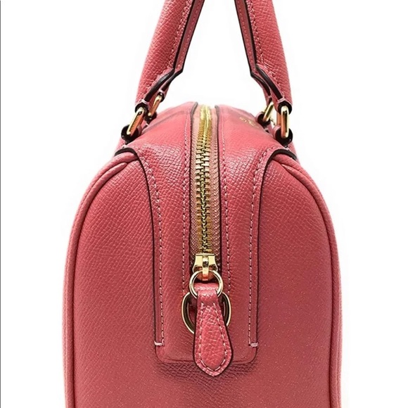 COACH MINI BENNETT SATCHEL IN GLITTER CROSSGRAIN - Picture 3 of 5